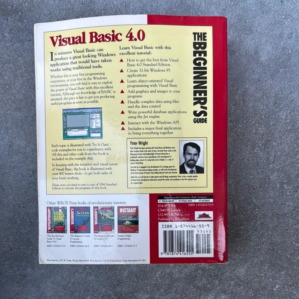 Visual Basic 4.0 Beginner's Guide Book - Picture 3 of 4
